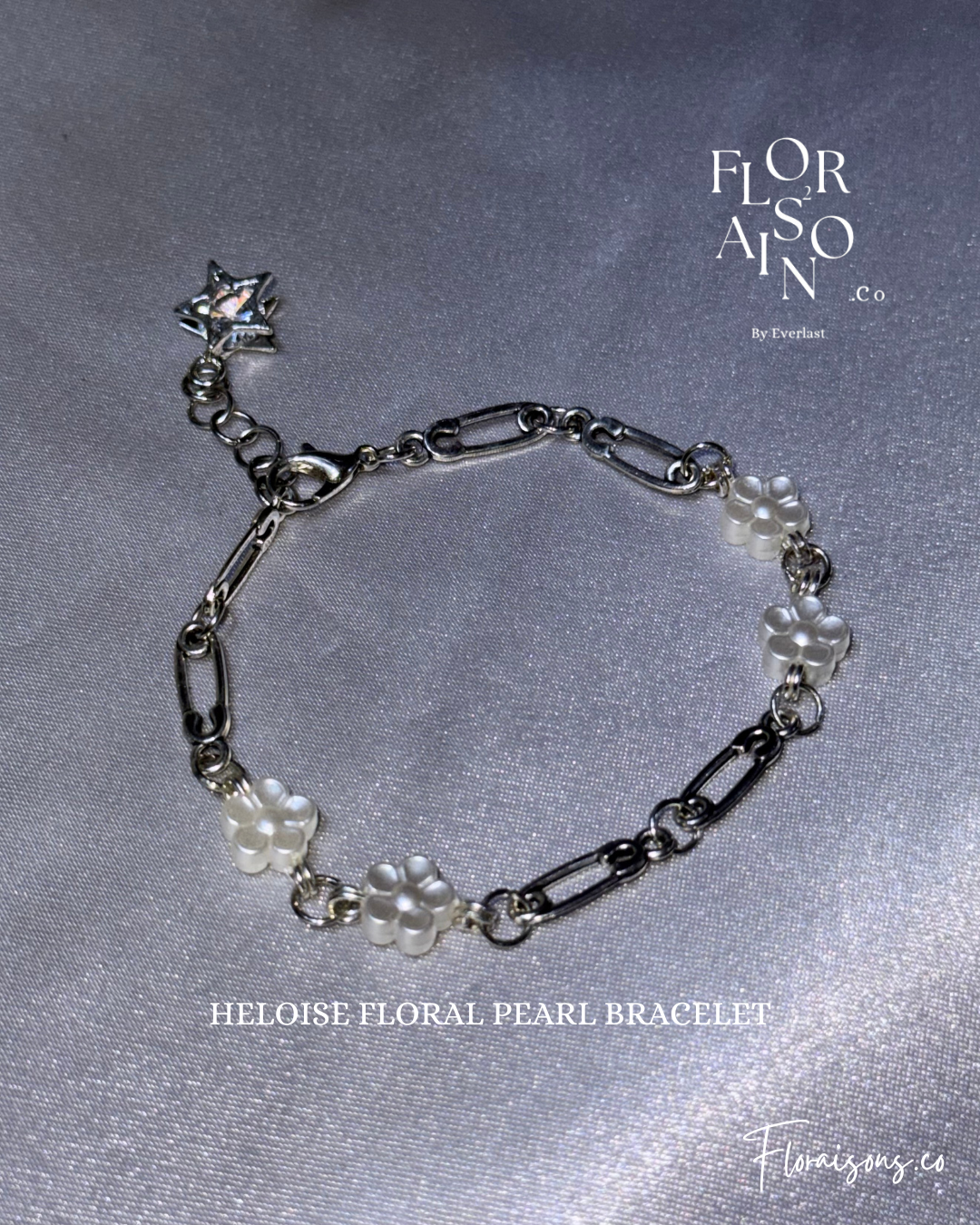 Heloise Floral Pearl Bracelet