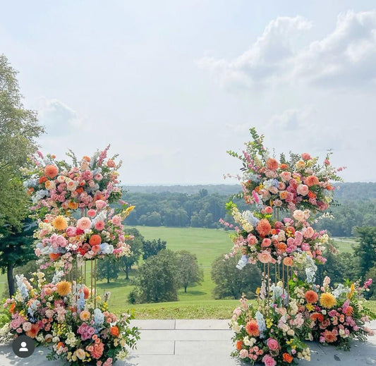 Fresh Floral Arch Backdrop (Contact Us)