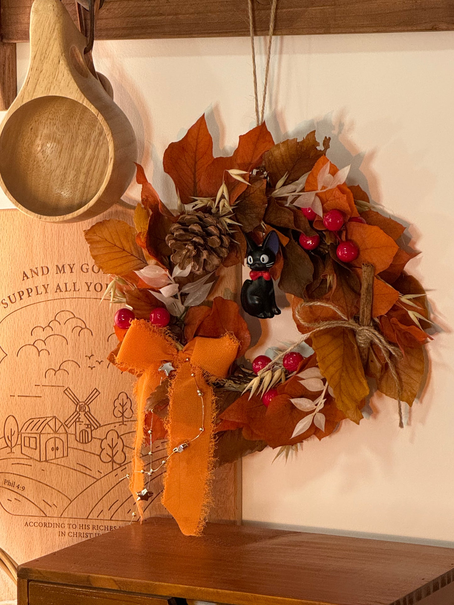 Preserved Autumn Wreath (Kiki Delivery Service Edition)