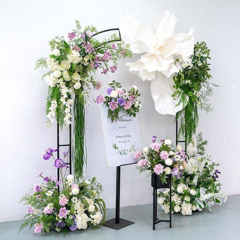 Faux Floral Arch Backdrop