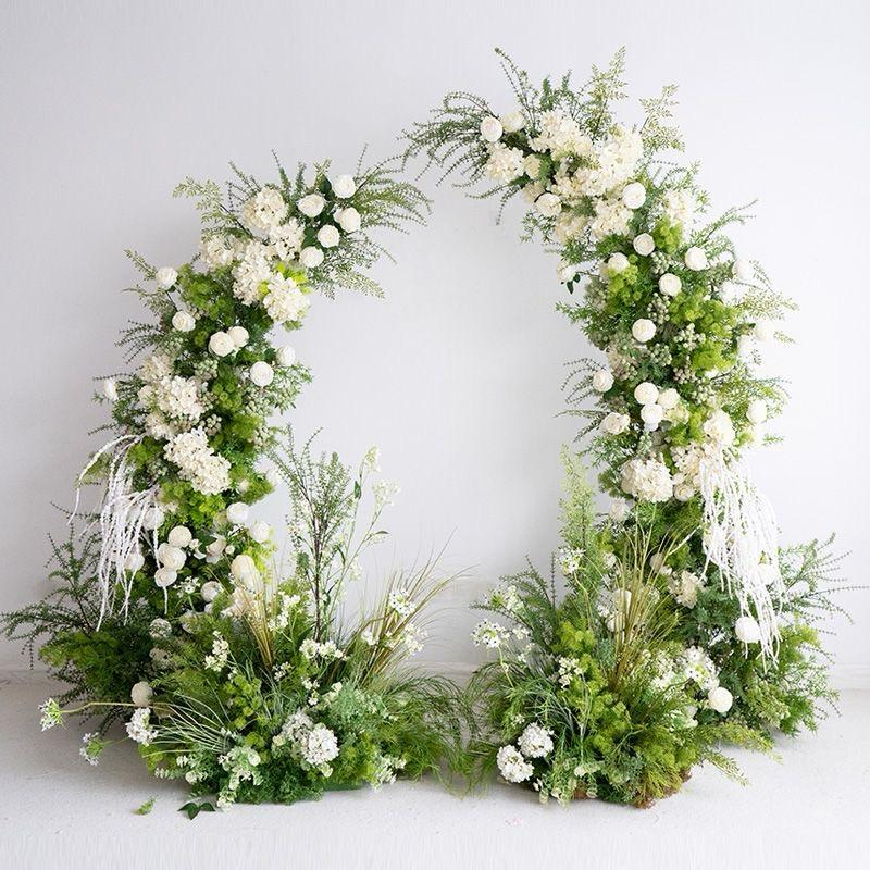 Faux Floral Arch Backdrop