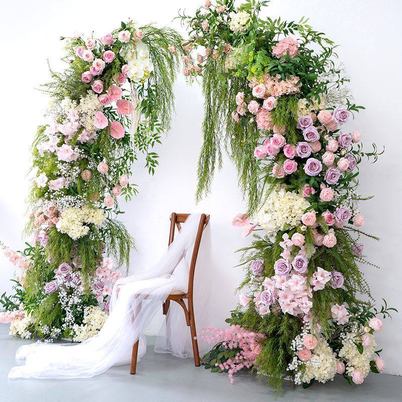Faux Floral Arch Backdrop