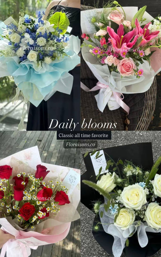 Daily Blooms Private Flower Arrangement workshop (2 Pax)